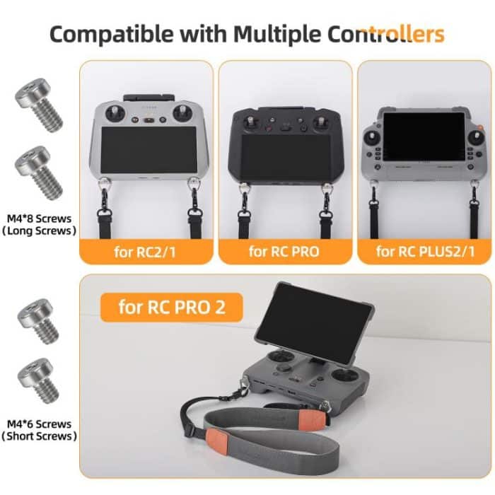 Sunnylife GS014 Multi-Purpose Lanyard with CNC Aluminum Buckle, For DJI RC 2 / 1 / Pro 2 / 1 – Bild 4