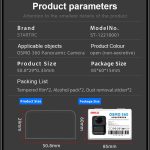 STARTRC 2pcs HD Screen Tempered Glass Films, For DJI Osmo 360 – Bild 11