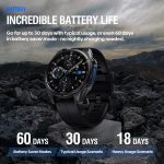 Zeblaze Vibe 8 Rugged Outdoor Smart Watch 1.43 inch Screen 5 ATM & IP69K Built-in Flashlight – Bild 9
