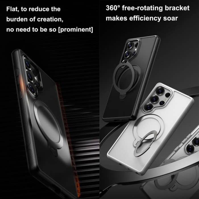 Gear-Style Stress Relief 360 Rotation Holder MagSafe Phone Case, For Samsung Galaxy S25 5G, For Samsung Galaxy S25+ 5G, For Samsung Galaxy S25 Ultra 5G – Bild 6