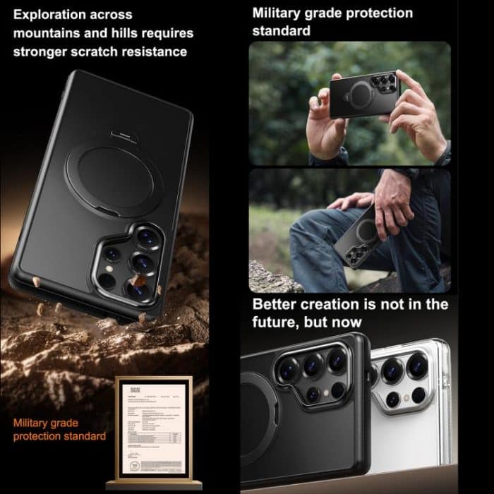 Gear-Style Stress Relief 360 Rotation Holder MagSafe Phone Case, For Samsung Galaxy S25 5G, For Samsung Galaxy S25+ 5G, For Samsung Galaxy S25 Ultra 5G – Bild 8