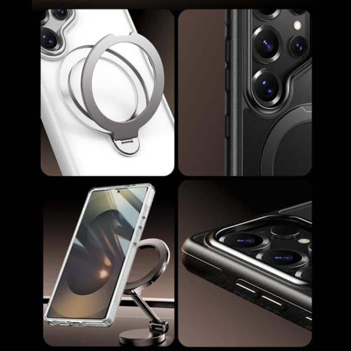 Gear-Style Stress Relief 360 Rotation Holder MagSafe Phone Case, For Samsung Galaxy S25 5G, For Samsung Galaxy S25+ 5G, For Samsung Galaxy S25 Ultra 5G – Bild 9