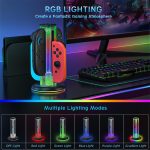 JYS NS2318 4 in 1 Game Controller Charging Dock with RGB Light, For Nintendo Switch 1 / 2, JYS-NS2318 – Bild 5