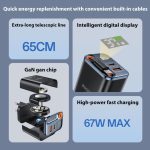 Yesido YC100 67W Fast Charger with Telescopic Type-C Cable – Bild 4