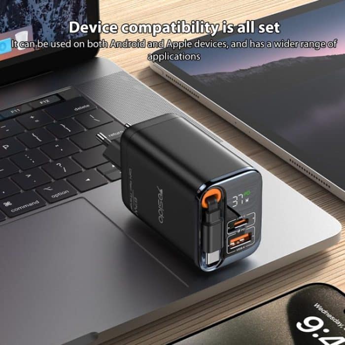 Yesido YC100 67W Fast Charger with Telescopic Type-C Cable – Bild 10