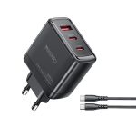 Yesido YC144C 65W Three-port Fast Charger with 1m Type-C Cable