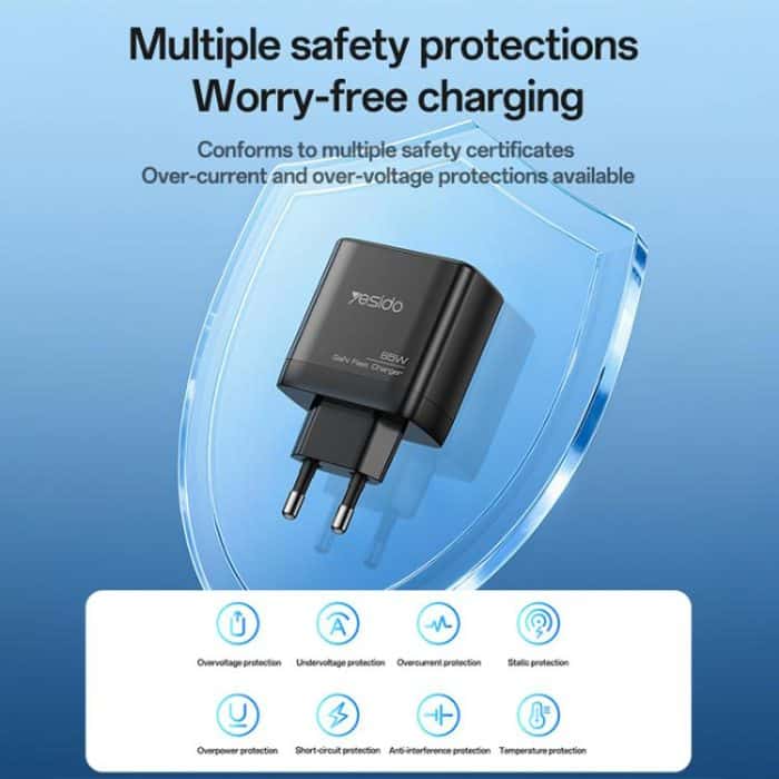 Yesido YC144 65W Three-port Fast Charger – Bild 11