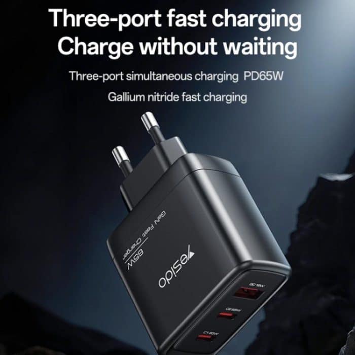 Yesido YC144 65W Three-port Fast Charger – Bild 3