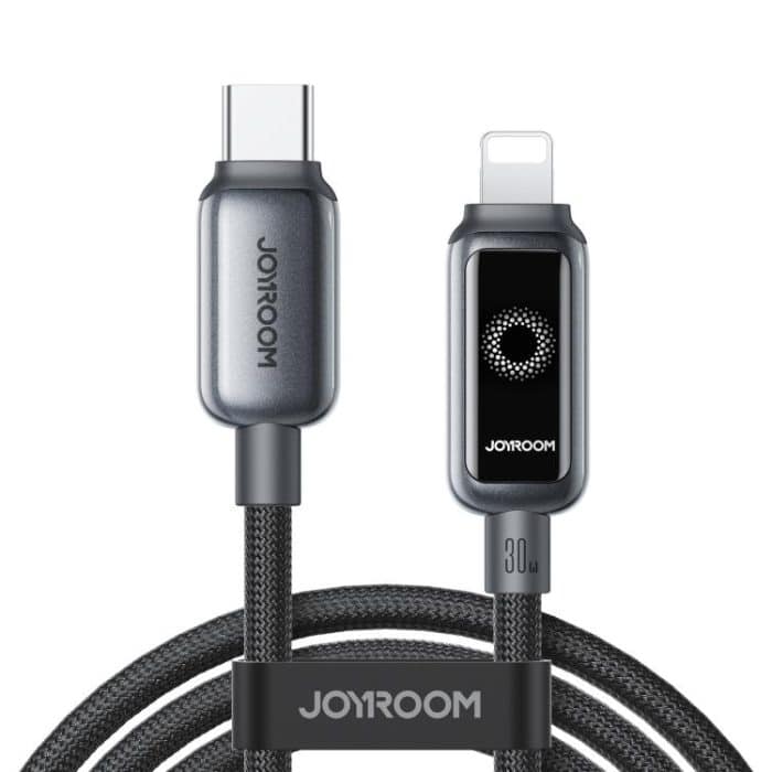 EDA008509301A.jpg JOYROOM S-A55 StarFlight Series 30W Type-C to 8 Pin Auto Power-Off Fast Charging Data Cable – Bild 1