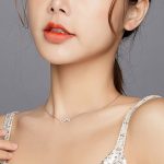 S925 Sterling Silber Brilliant Stars Frauen Nacklace Schmuck – Bild 6