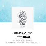 S925 Sterling Silber Shining Winter Zirkon Perlen DIY Armband Halskette Zubehör – Bild 3