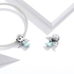 S925 Sterling Silber Schneeflocke Elf Mädchen Perlen DIY Armband Halskette Zubehör – Bild 6