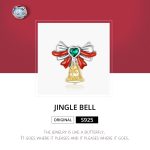 S925 Sterling Silber Golden Bell Perlen DIY Armband Halskette Zubehör – Bild 3