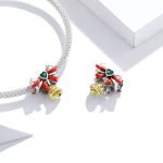 S925 Sterling Silber Golden Bell Perlen DIY Armband Halskette Zubehör – Bild 6