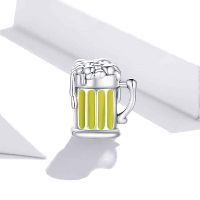 EDA008638_1.jpg S925 Sterling Silber Bierkrug Perlen DIY Armband Halskette Zubehör – Bild 2