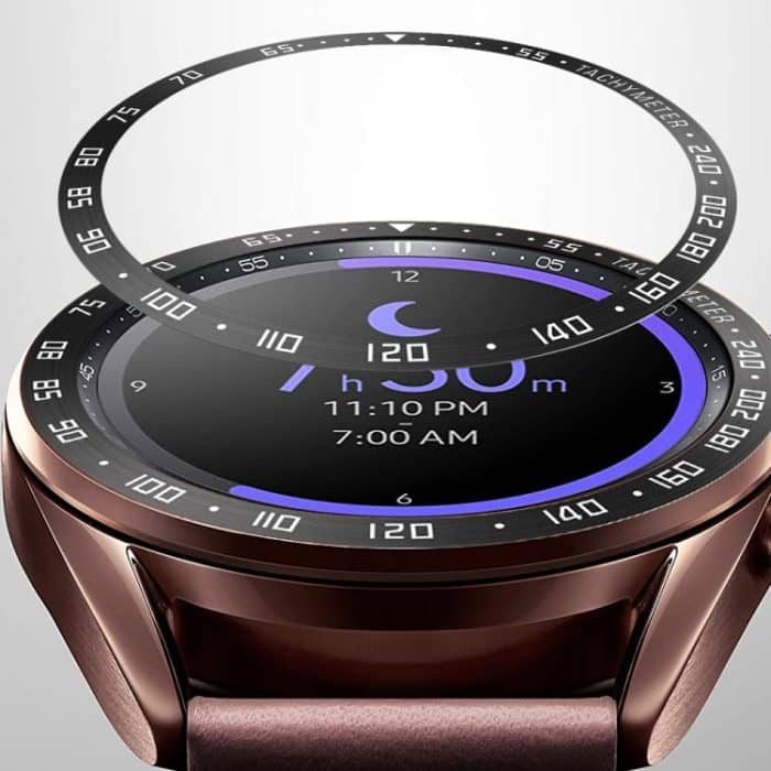 Smartwatch-Lünettenring aus Stahl, E-Version, For Samsung Galaxy Watch 3 41mm, For Samsung Galaxy Watch 3 45mm – Bild 5