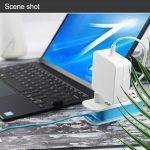 87 W USB-C/Typ-C-Netzteil, tragbares Ladegerät mit 1,8 m Ladekabel, EU-Stecker – Bild 7