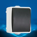 IP44 wasserdichte Küche Badezimmer Einzel Control Switch, EU-Stecker – Bild 4