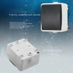 IP44 wasserdichte Küche Badezimmer Einzel Control Switch, EU-Stecker – Bild 6
