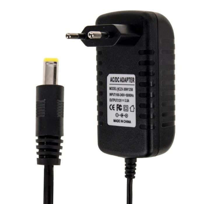 EPS9951B.jpg EU Plug AC 100-240V to DC 12V 5A Power Adapter, Tips: 5.5 x 2.1mm, Cable Length: about 1.2m, EU Plug DC 12V 5A – Bild 1