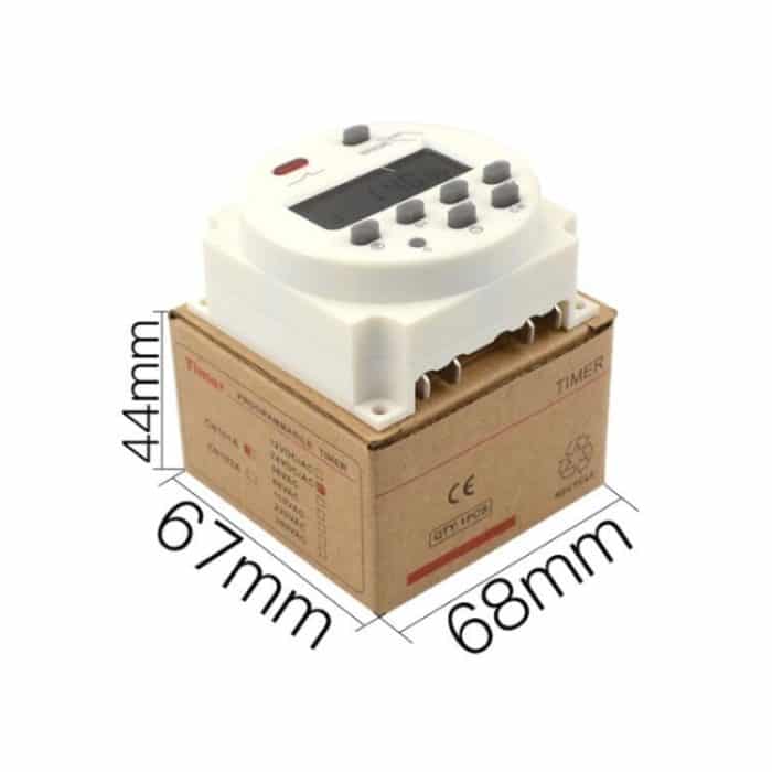 CN101A DC12V Mikrocomputer-Zeitschalter Digitaler LCD-Leistungstimer – Bild 5