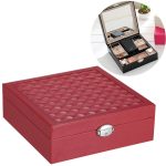 Schmuckschatulle aus Holz für Halsketten und Ringe, großer Schmuckschrank, Geschenkbox