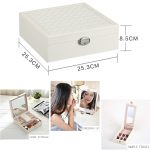 Schmuckschatulle aus Holz für Halsketten und Ringe, großer Schmuckschrank, Geschenkbox – Bild 4