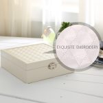 Schmuckschatulle aus Holz für Halsketten und Ringe, großer Schmuckschrank, Geschenkbox – Bild 8