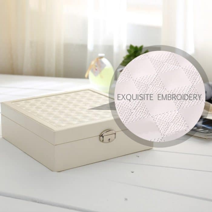 Schmuckschatulle aus Holz für Halsketten und Ringe, großer Schmuckschrank, Geschenkbox – Bild 8