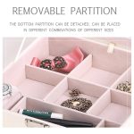 Schmuckschatulle aus Holz für Halsketten und Ringe, großer Schmuckschrank, Geschenkbox – Bild 9