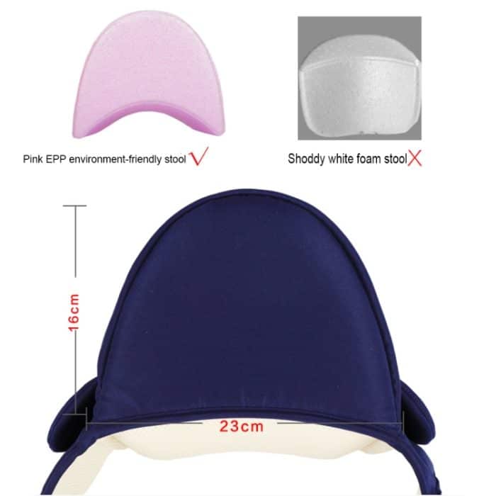 Ergonomische Babytrage mit Hüftsitz für Babys mit reflektierendem Streifen für 0–3 Jahre – Bild 4