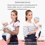 Ergonomische Babytrage mit Hüftsitz für Babys mit reflektierendem Streifen für 0–3 Jahre – Bild 8