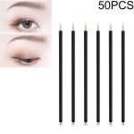 50 PCS Eyeliner Brush Kosmetische Make-up-Pinsel Augen Make-up Styling-Tools