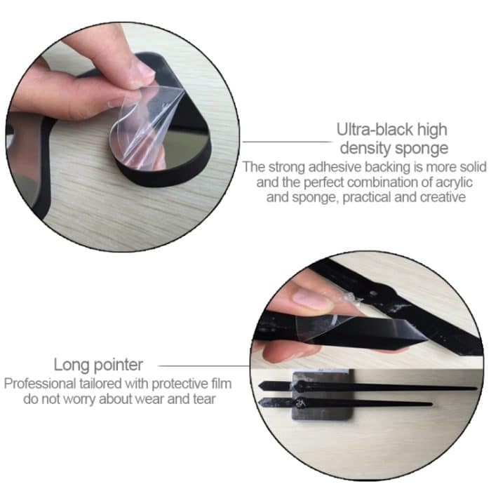 40 Zoll kreative Wohnzimmer-dekorative tickende Wanduhr – Bild 5