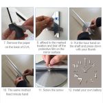 40 Zoll kreative Wohnzimmer-dekorative tickende Wanduhr – Bild 8