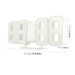 Multifunktionaler großer 3D-LED-Digital-Wandwecker mit Schlummerfunktion, 12/24-Stunden-Anzeige für Zuhause, Küche, Büro, DC 5 V, CE-zertifiziert, White Body Green Characters, White Body Blue Characters, White Body Red Characters... – Bild 3