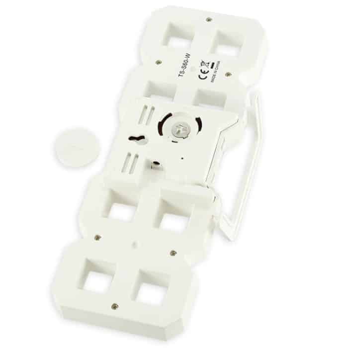 Multifunktionaler großer 3D-LED-Digital-Wandwecker mit Schlummerfunktion, 12/24-Stunden-Anzeige für Zuhause, Küche, Büro, DC 5 V, CE-zertifiziert, White Body Green Characters, White Body Blue Characters, White Body Red Characters... – Bild 5