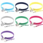 Einfaches Punk-Stil-Love-Lock-Flanell-Sexy-Halsband, zufällige Farblieferung – Bild 4