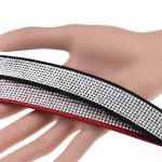 2 PCS europäische und amerikanische beliebte Mode Flanell Diamanten Halskette Kragen, zufällige Farblieferung – Bild 6