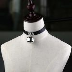 2 Stück japanischer Punk-Stil, Rock-Lederhalsband, Glöckchen-Anhänger, weibliche Schlüsselbein-Halskette, zufällige Farblieferung – Bild 7