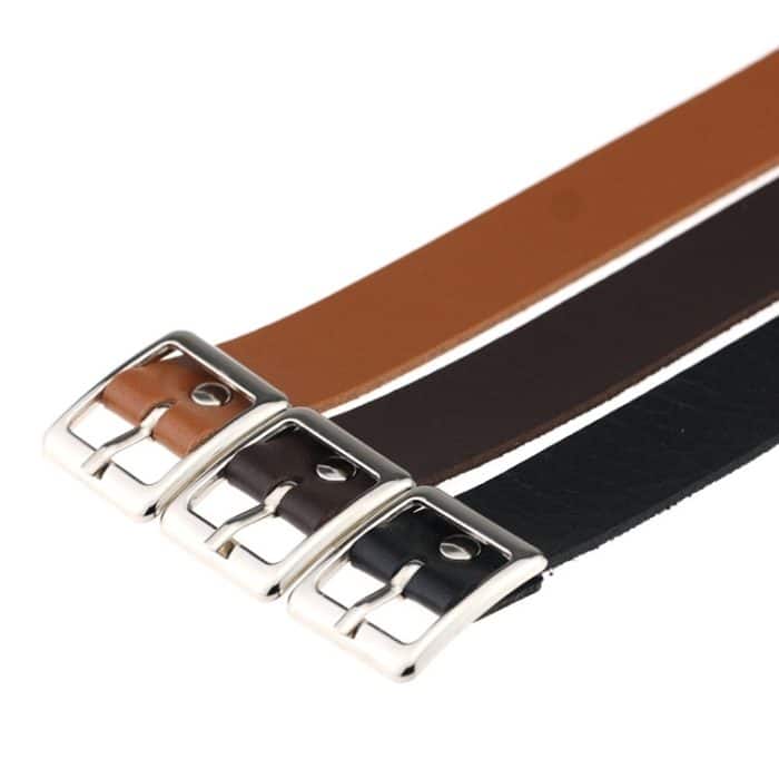 2 PCS Harajuku Punk Style Nieten Heart Lock Kragen Mode Trendy Leder Halskette, zufällige Farblieferung – Bild 6