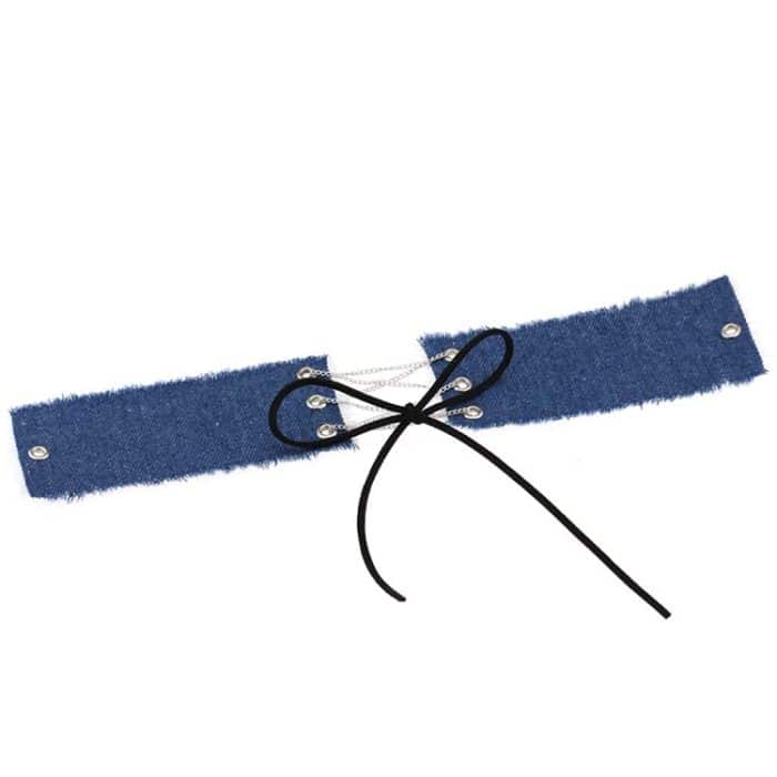 2 PCS europäische und amerikanische Retro-Persönlichkeit Grat Punk-Stil Gothic Cowboy Halskette Mode Schlüsselbein Kragen, zufällige Farbe Lieferung – Bild 5