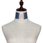 2 PCS europäische und amerikanische Retro-Persönlichkeit Grat Punk-Stil Gothic Cowboy Halskette Mode Schlüsselbein Kragen, zufällige Farbe Lieferung – Bild 6