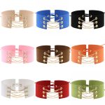 2 PCS Europäische und Amerikanische Einfache Kragen Mode Weibliche Samt Band Kragen Knochen Halskette, Zufällige Farblieferung – Bild 2