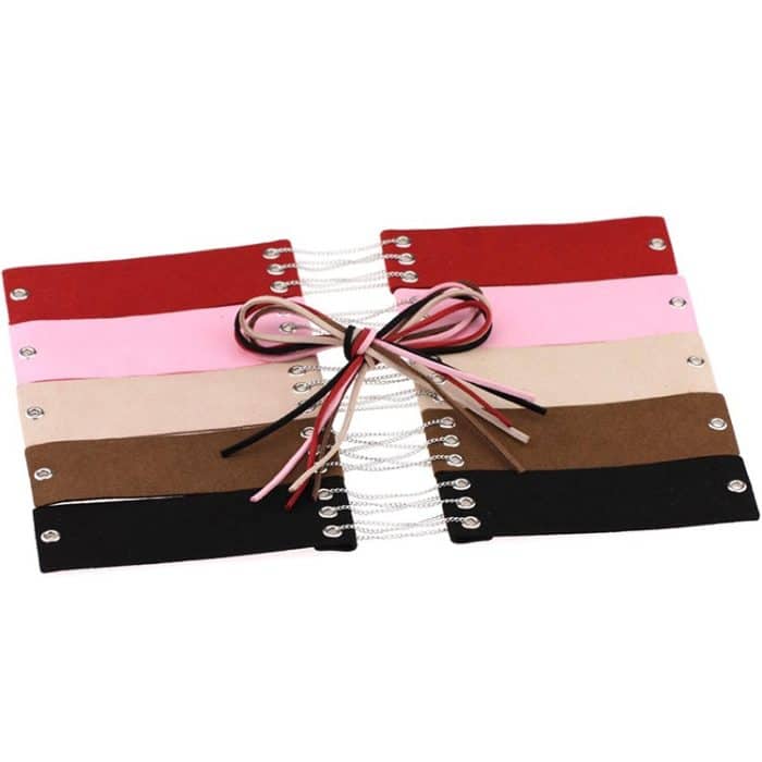 2 PCS Europäische und Amerikanische Einfache Kragen Mode Weibliche Samt Band Kragen Knochen Halskette, Zufällige Farblieferung – Bild 9