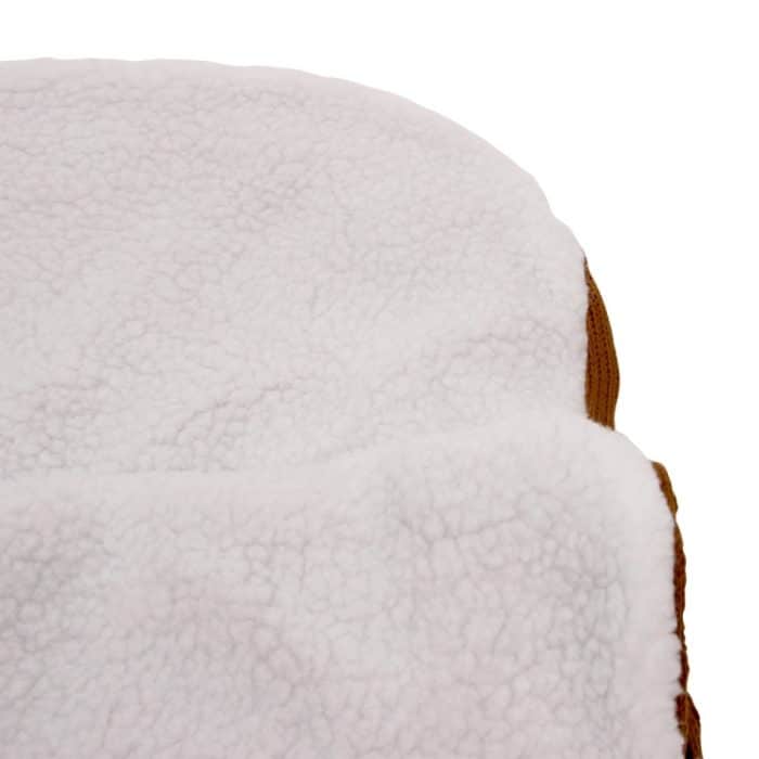 Dicke Baby Swaddle Wrap Stricken Umschlag Schlafsack Neugeborenen Warme Bänder Indoor Infant Kinderwagen Schlafsack – Bild 5