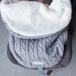 Dicke Baby Swaddle Wrap Stricken Umschlag Schlafsack Neugeborenen Warme Bänder Indoor Infant Kinderwagen Schlafsack – Bild 9