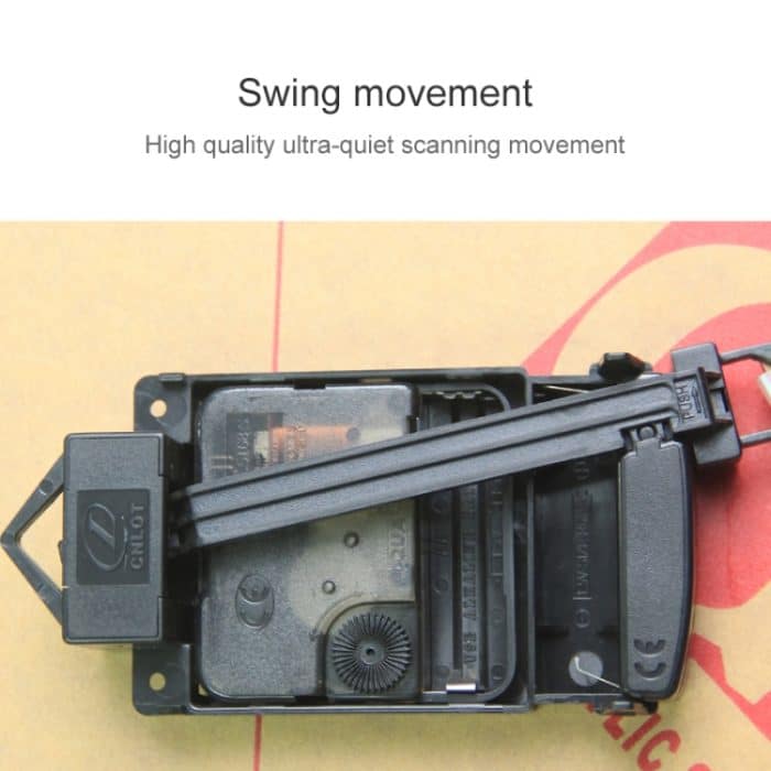 Kreative Home Office Schlafzimmer Dekoration Panda Swing Acryl Wanduhr – Bild 4