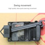 Kreative Home Office Schlafzimmer Dekoration Kuh Schaukel Acryl Wanduhr – Bild 5