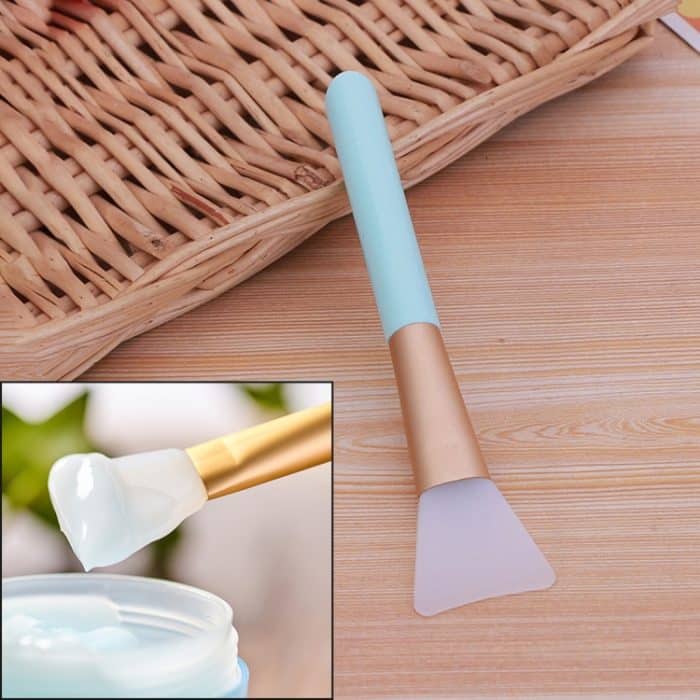 Silikonmaske Applikator Pinsel Make-up Clean Tools, zufällige Farbabgabe – Bild 1